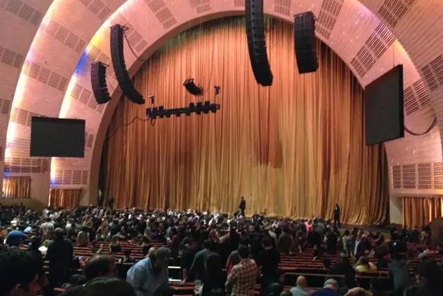 Chaos descends upon Radio City Music Hall at the end of Jack White's brief show